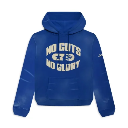 Blue-Hellstar No Guts No Glory! Hoodie