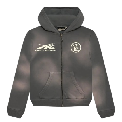 Grey-Hellstar Sports Zip-Up