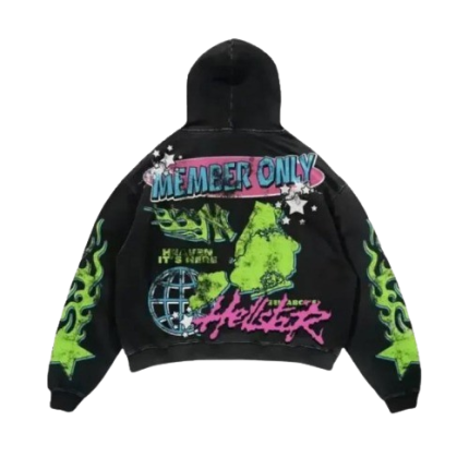 Black-Hellstar Liberty City of Love Hoodie