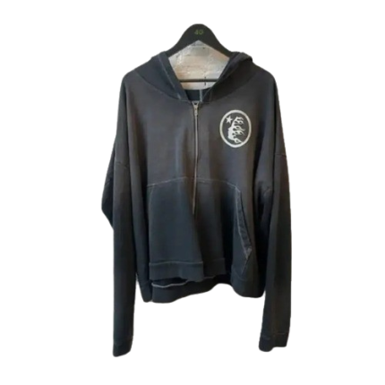 Black-Hellstar Vintage Washed Hoodie