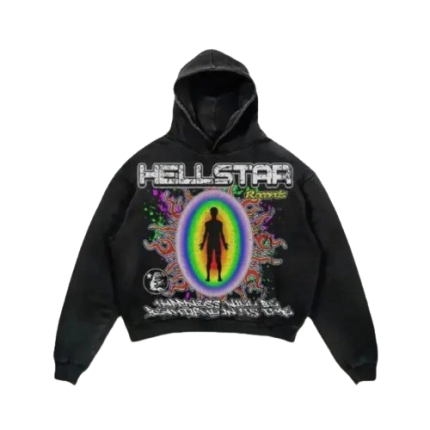 Black-Hellstar Stay in Peace Hoodie