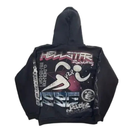Black-Hellstar Spiritual Olympics Hoodie