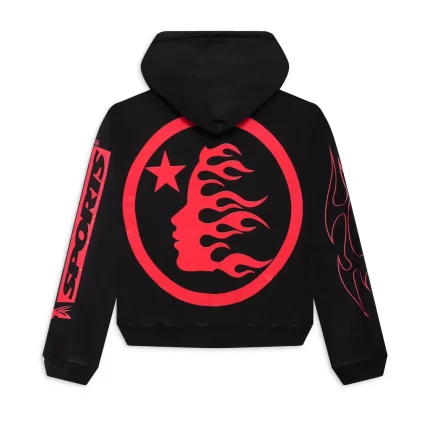 Black-Hellstar Sports Future Flame Hoodie