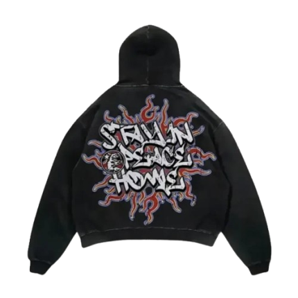 Black-Hellstar Stay in Peace Hoodie
