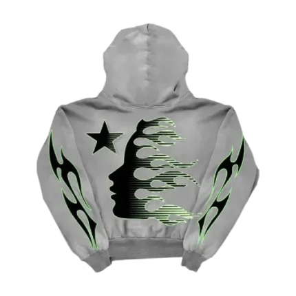Grey-Hellstar Hoodie