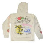 White-I Love Hellstar Summer Love Hoodie