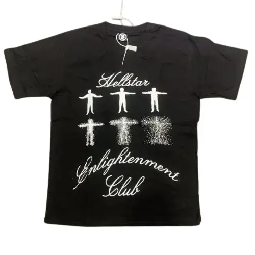 Black and White Hellstar Enlightenment Club Shirts
